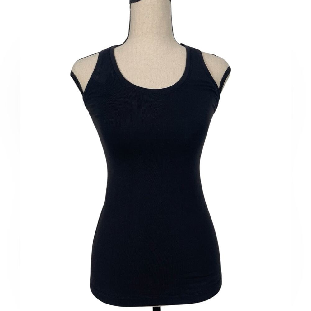 Lululemon Tank Top Racerback Longline Black Size 4